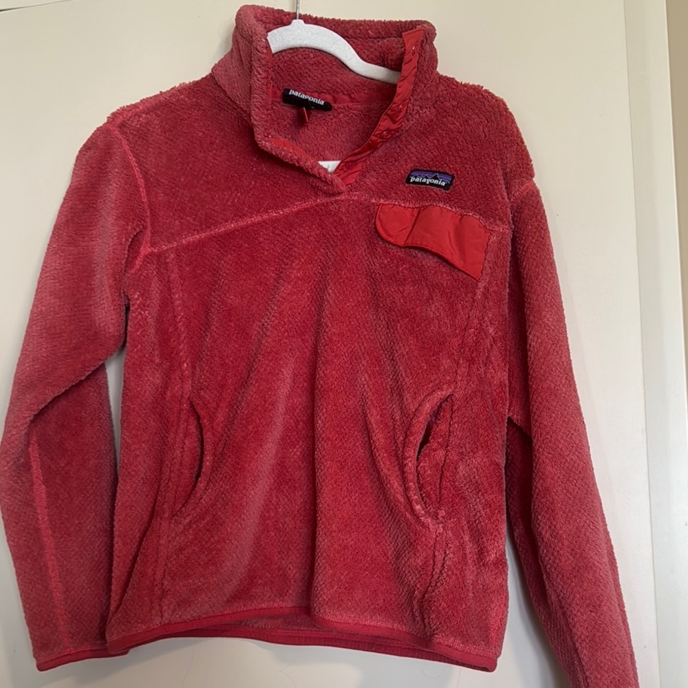 Patagonia Red Fleece Sweatshirt